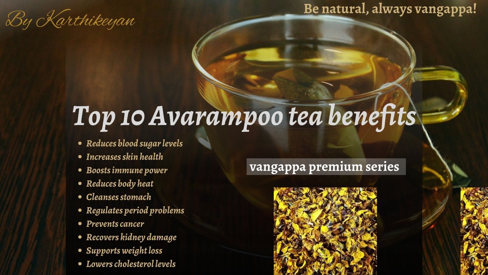 Avarampoo tea benefits